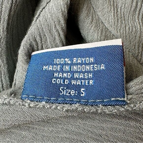 INDO MARIO Beaded Green Gauze Muni Dress Small - Picture 5 of 15